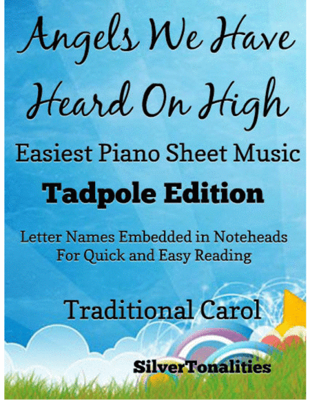 Angels We Have Heard On High Easiest Piano Sheet Music 2nd Edition (arr. SilverTonalities)