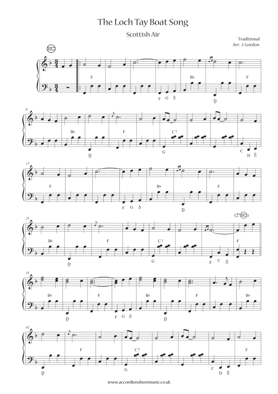 The Loch Tay Boat Song (arr. Julia Gordon)