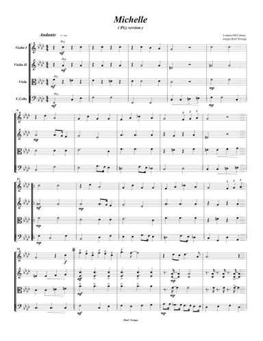 Michelle (arr. RAUL NORIEGA)