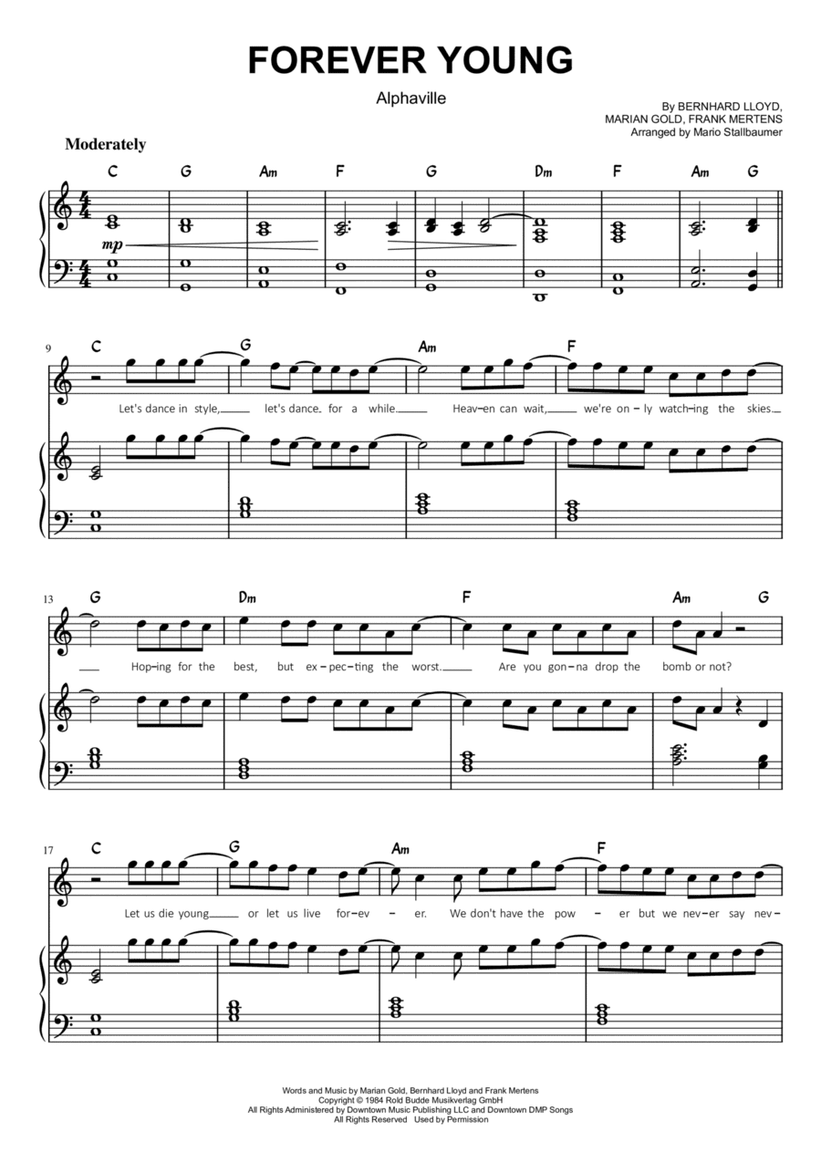 Forever Young (arr. Mario Stallbaumer)