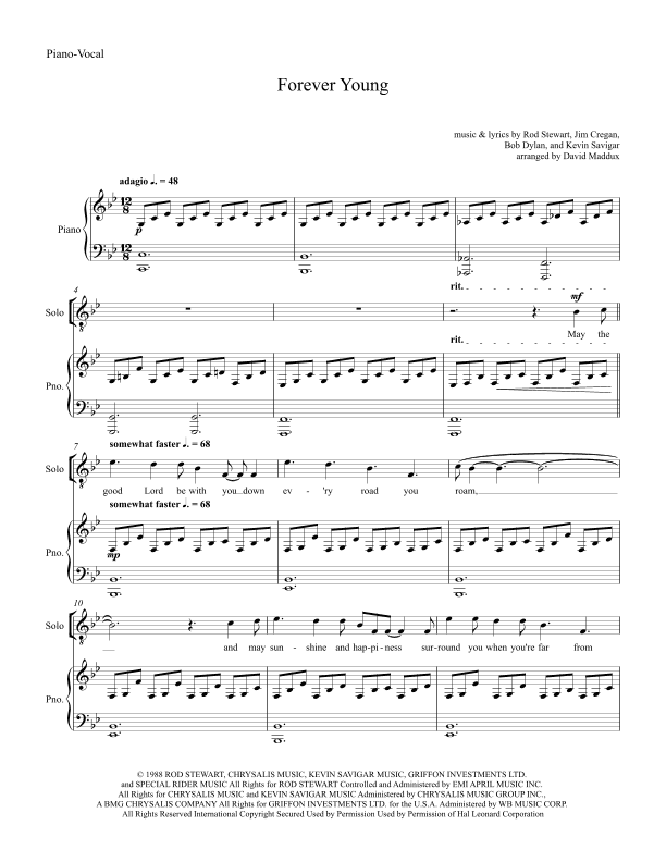 Forever Young (arr. David Maddux)