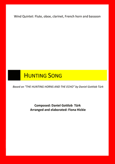 Hunting Song (arr. Fiona Hickie)