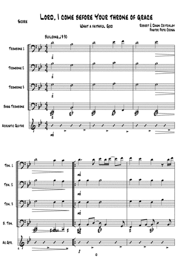 trombone praise (O God beyond all praising ) Trombone Quartet (arr. Pastor Pete Cross)