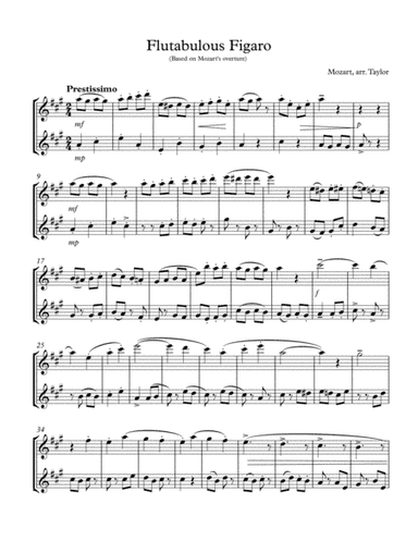 Flutabulous Figaro (arr. Paul Taylor)