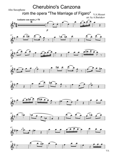 Cherubino's Canzona (arr. A.Buriakov)