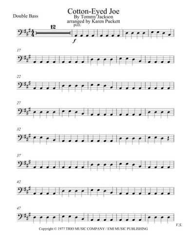 Cotton-eyed Joe (arr. Karen Puckett)