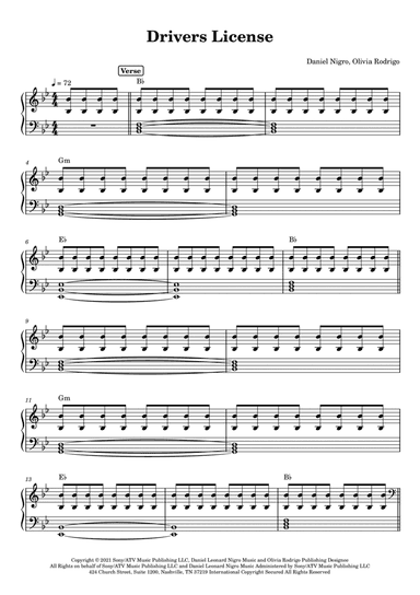 Drivers License (arr. Anacrusa)