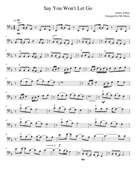 Say You Won't Let Go (arr. DK Music)