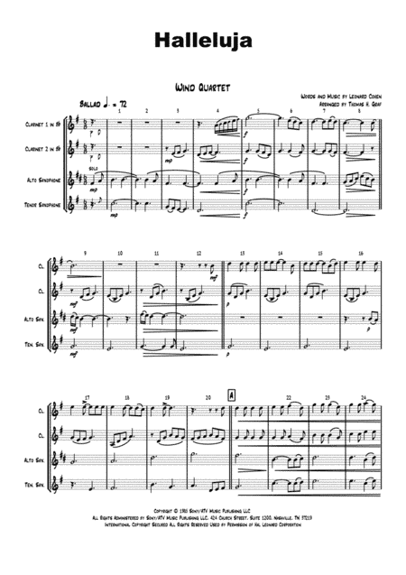 Hallelujah (arr. Thomas H. Graf)