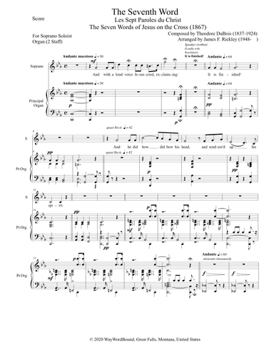 The Seventh Word - Earthquake - Chorale from The Seven Words of Jesus on the Cross (1867) (arr. James F. Rickley)