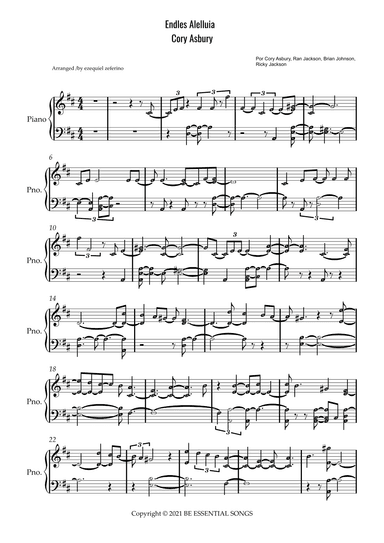 Endless Alleluia (arr. by ezequiel)
