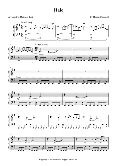 Halo (arr. Matthew Tsai)