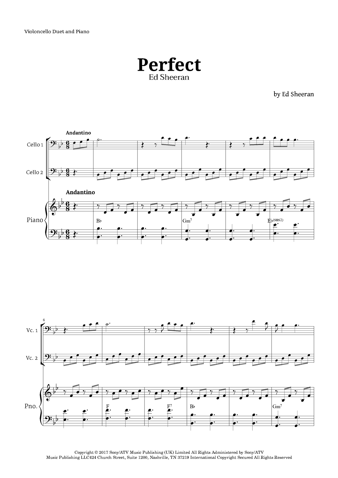 Perfect (arr. Langanho)