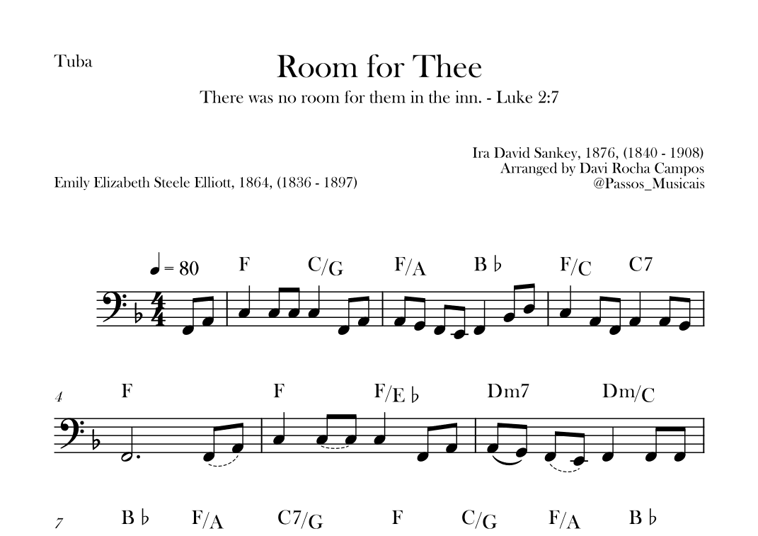 Room for Thee (arr. Davi Rocha Campos)