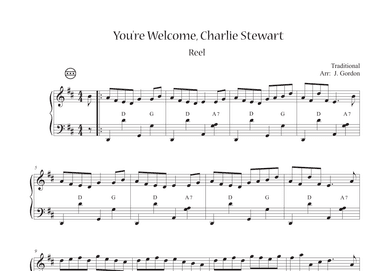 You're Welcome, Charlie Stewart (arr. Julia Gordon)