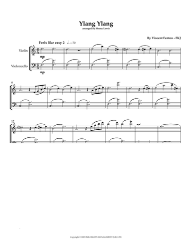 Ylang Ylang Ep (arr. Sherry Lewis)
