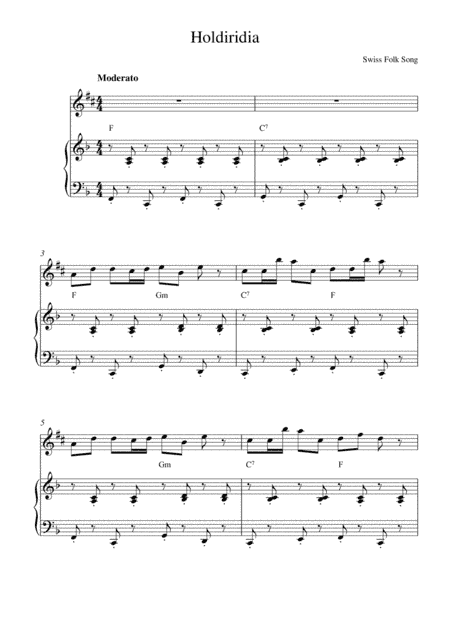 Holdiridia (arr. Kaiserin Rebecca)