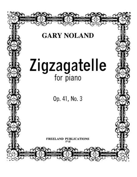 "Zigzagatelle" for piano, Op. 41, No. 3