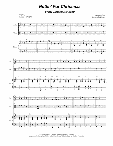 Nuttin' For Christmas (arr. Stephen DeCesare)