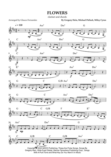 Flowers (arr. Glauco Fernandes)