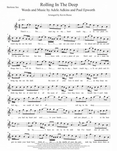 Rolling In The Deep (arr. Kevin Busse)