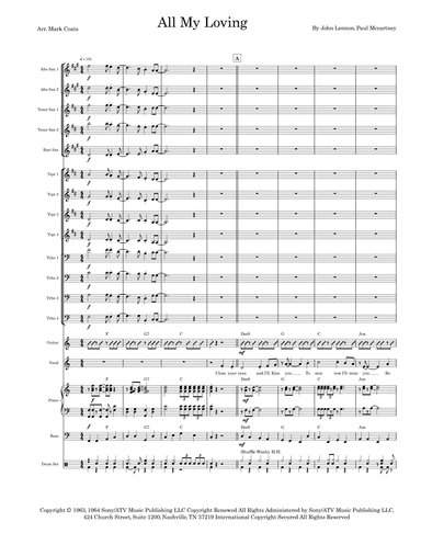 All My Loving (arr. Mark Coats)