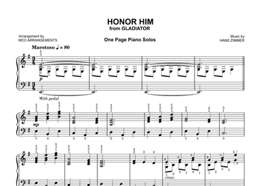 Honor Him (arr. MCC Arrangements)