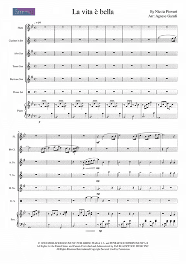Life Is Beautiful (la Vita E Bella) (arr. Agnese Garufi)