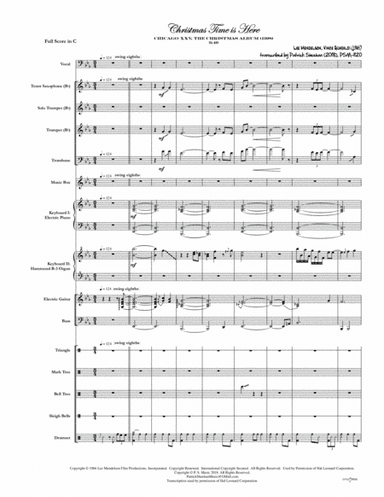 Christmas Time Is Here (arr. Patrick Sheehan)