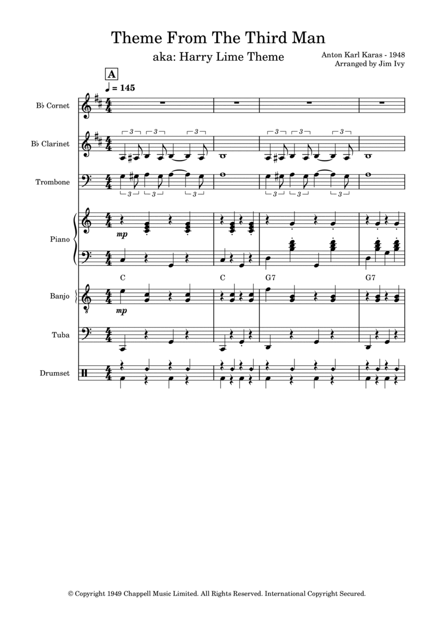 The Third Man (the Harry Lime Theme) (arr. Jim Ivy)