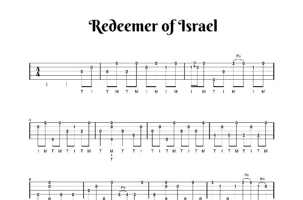 Redeemer of Israel (arr. Charles Linton)
