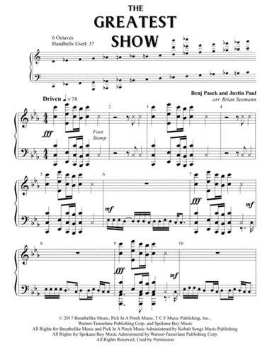 The Greatest Show (arr. Brian Seemann)
