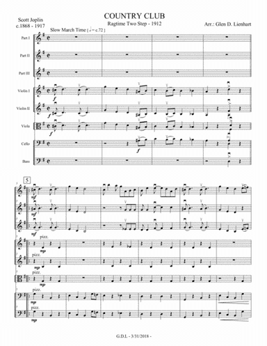 Country Club (arr. Glen D. Lienhart)