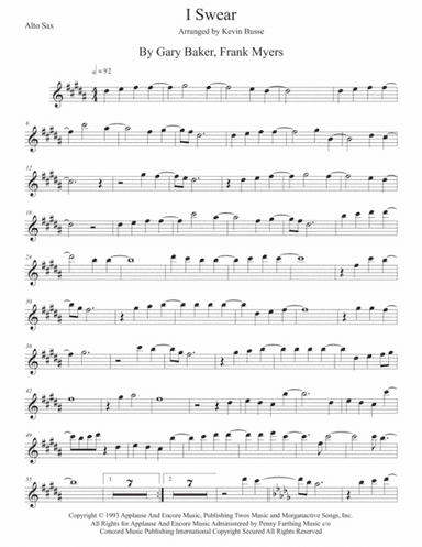 I Swear (arr. Kevin Busse)
