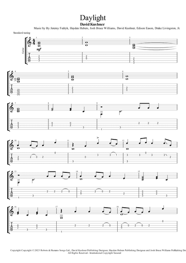 Daylight (arr. Pavlo Pakshyn)