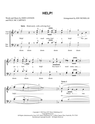 Help! (arr. Jon Nicholas)