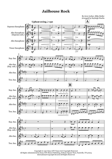 Jailhouse Rock (arr. Kayleigh Huelin)