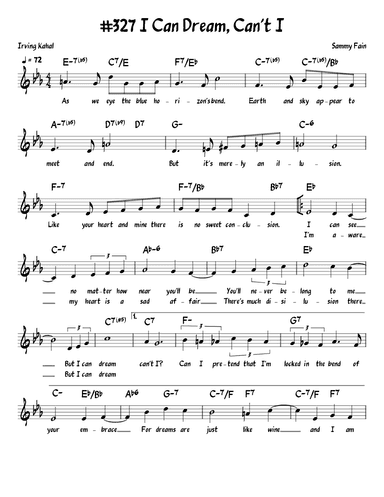 I Can Dream, Can't I? (arr. John Fries)