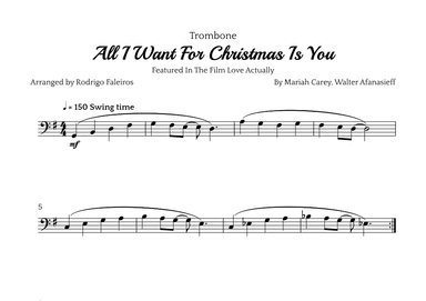 All I Want For Christmas Is You (arr. Rodrigo Faleiros)