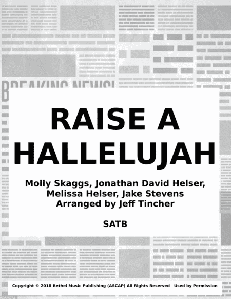 Raise A Hallelujah (arr. Jeff Tincher)