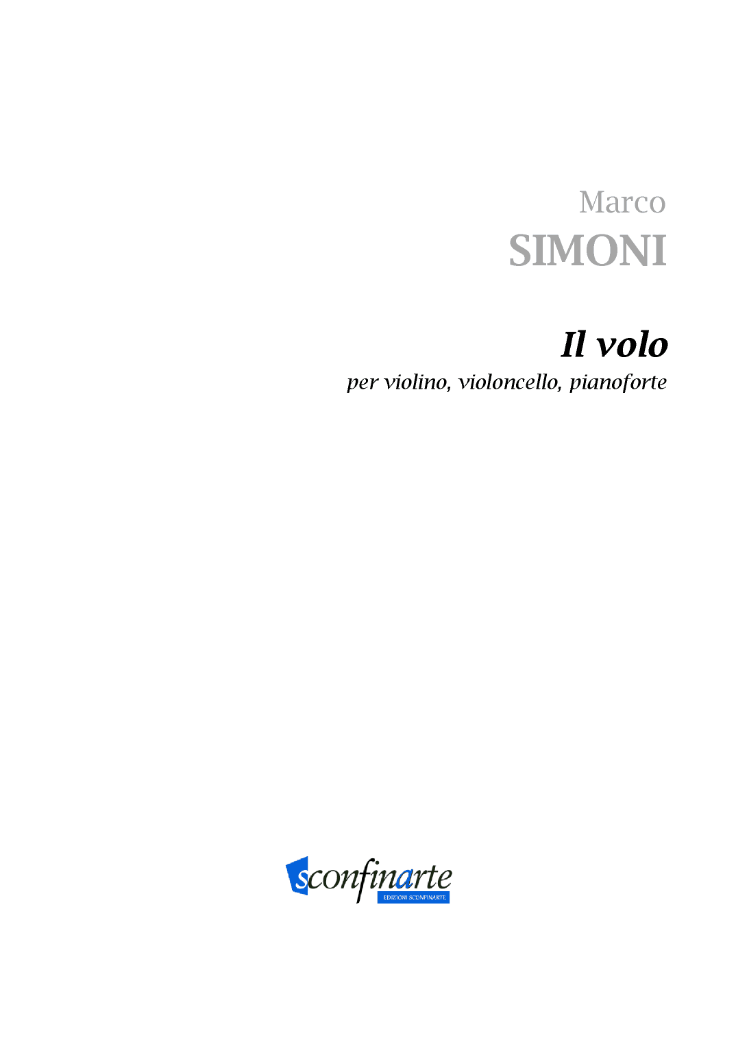 Marco Simoni: IL VOLO (ES 630)