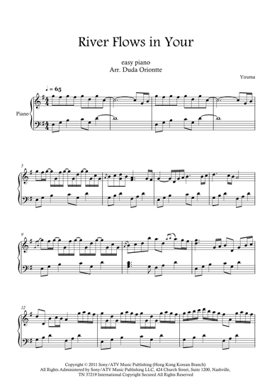 River Flows In You (arr. Duda Oriontte)