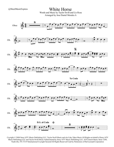 White Horse (arr. Jose Daniel Morales A.)