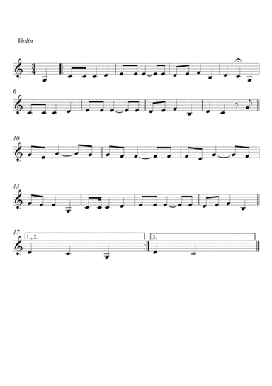 O Christmas Tree Christmas carol Violin guitar duet (arr. PianoSheetNow)