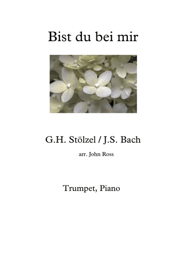 Bist du bei mir - Trumpet, Piano (arr. John Ross)