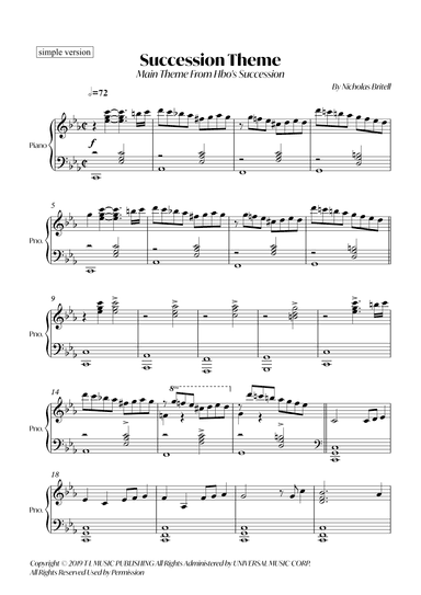 Succession Theme (arr. André Alberto Santos)