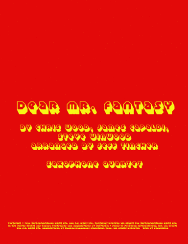 Dear Mr. Fantasy (arr. Jeff Tincher)
