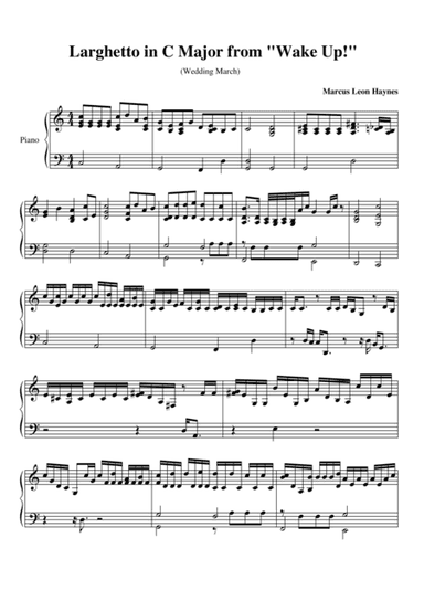 Larghetto in C Major