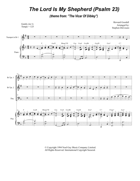 Psalm 23 (theme From The Vicar Of Dibley) (arr. Stephen DeCesare)