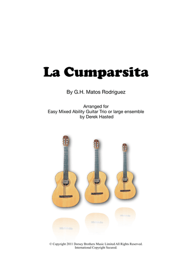 La Cumparsita (arr. Derek Hasted)